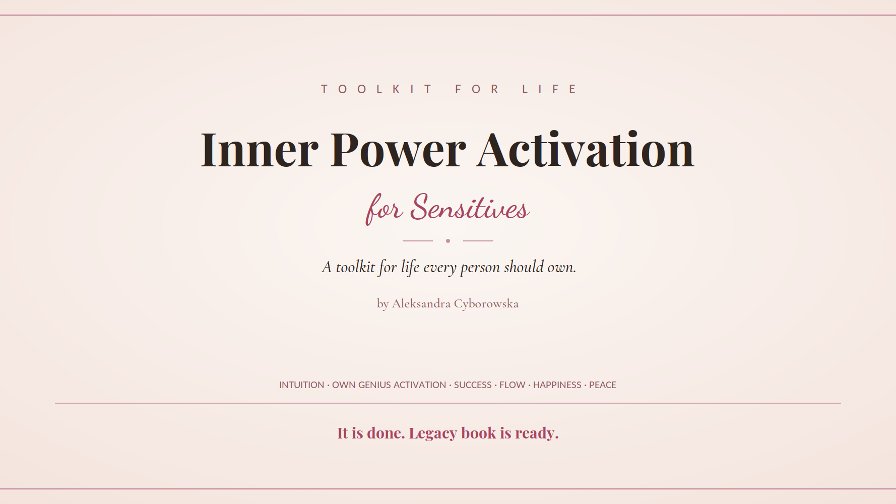 Inner Power Activation