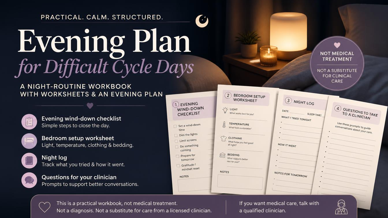 A Practical Night Routine Guide for Difficult Cycle Days
