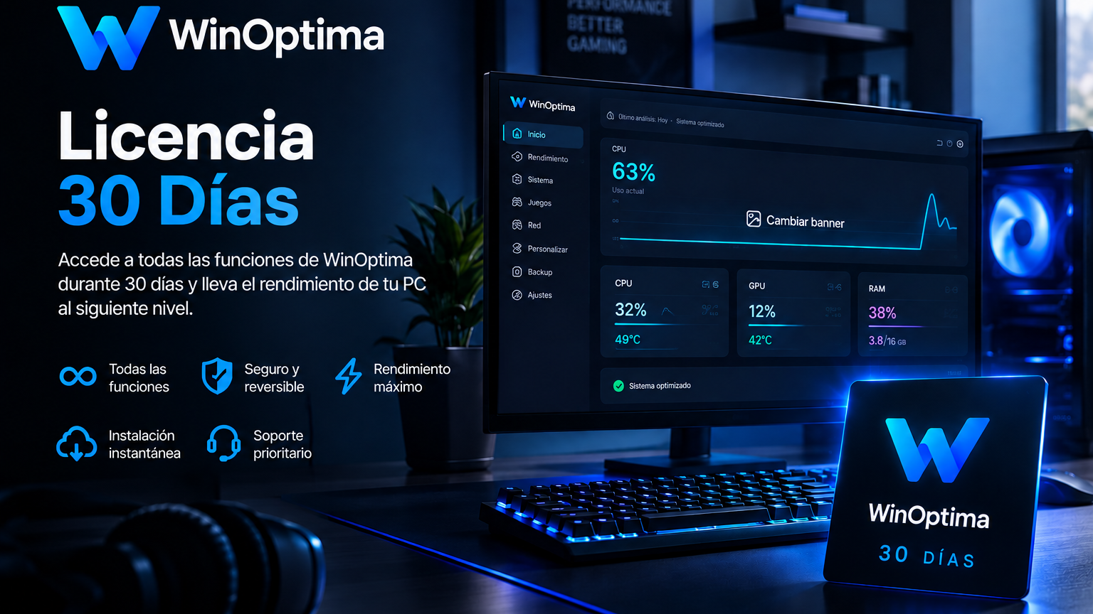 WinOptima — Licencia de 30 Días