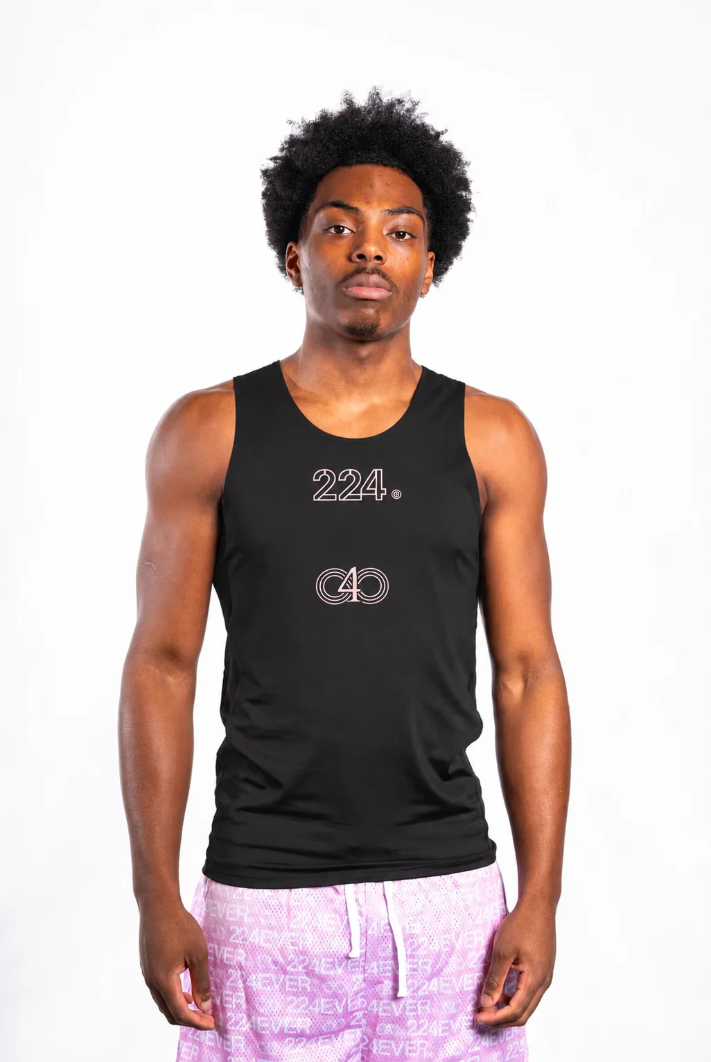 224 ‘TAUPE BLACK’ COMPRESSION TANK