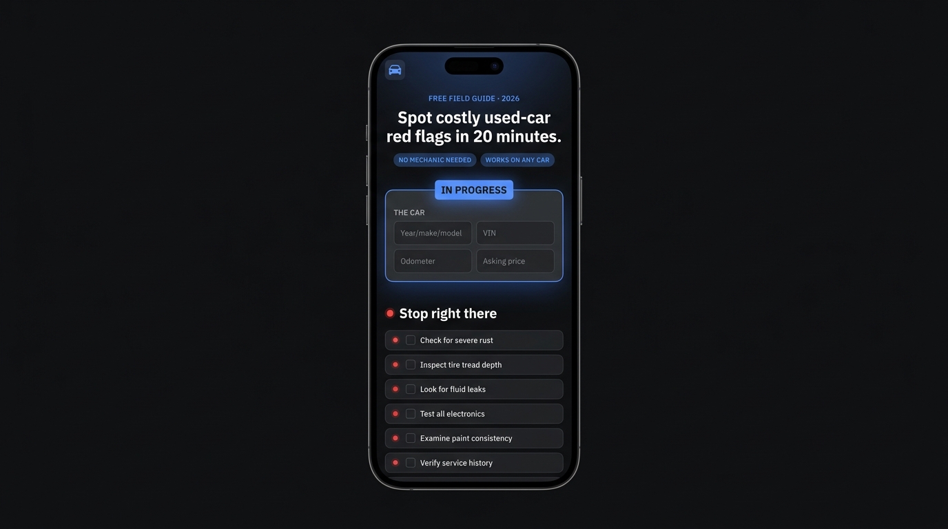Used Car Quick Check