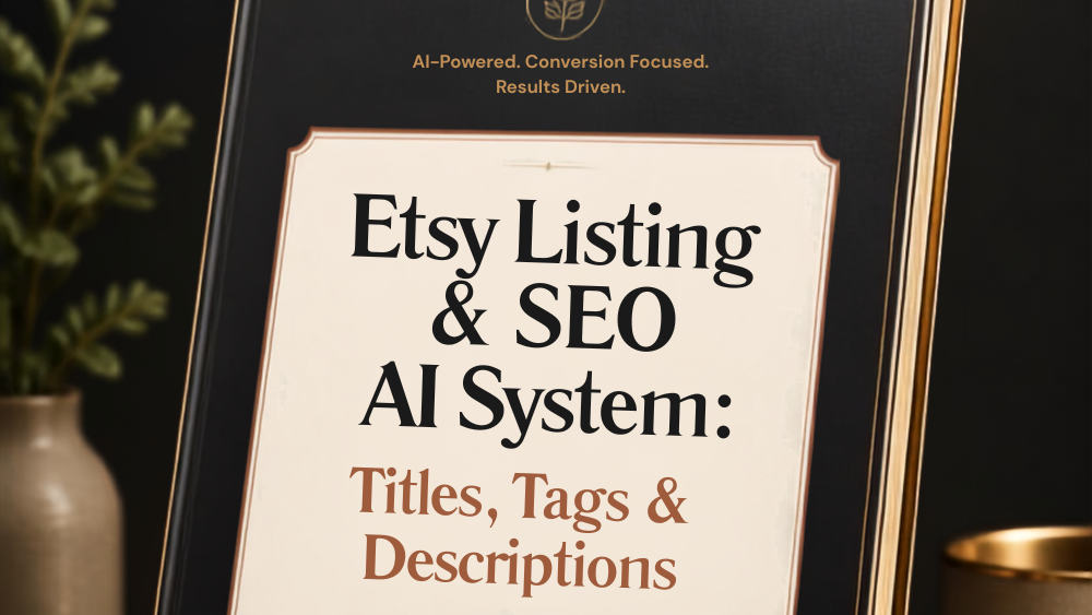Etsy Listing Optimization System