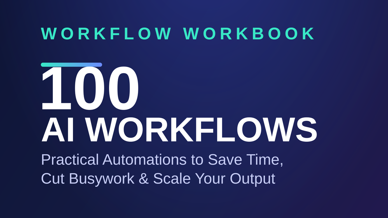 100 AI Work Flow 