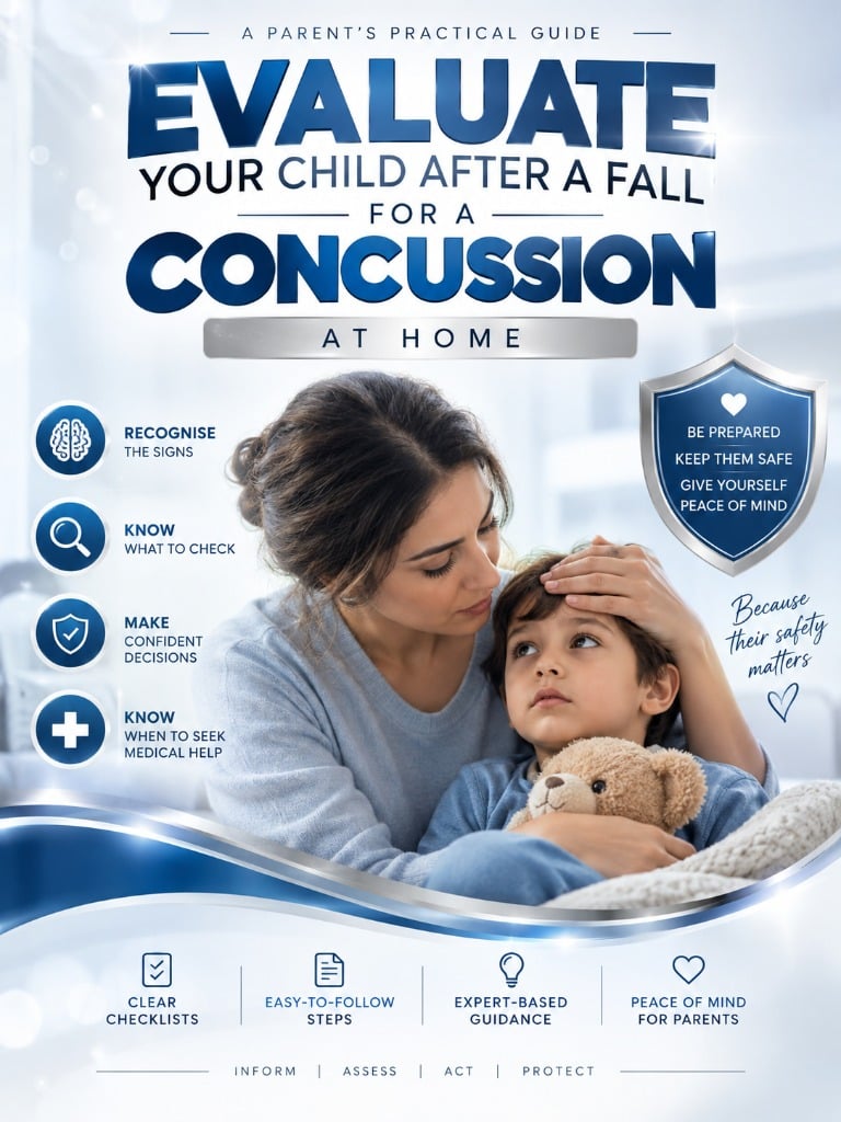 Evaluate Your Child After A Fall For A Concussion At Home