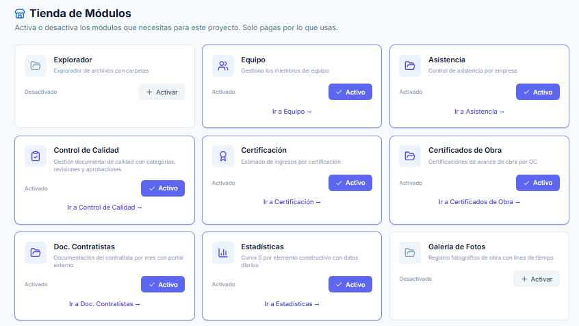 RdM Gestión de Obras Pro