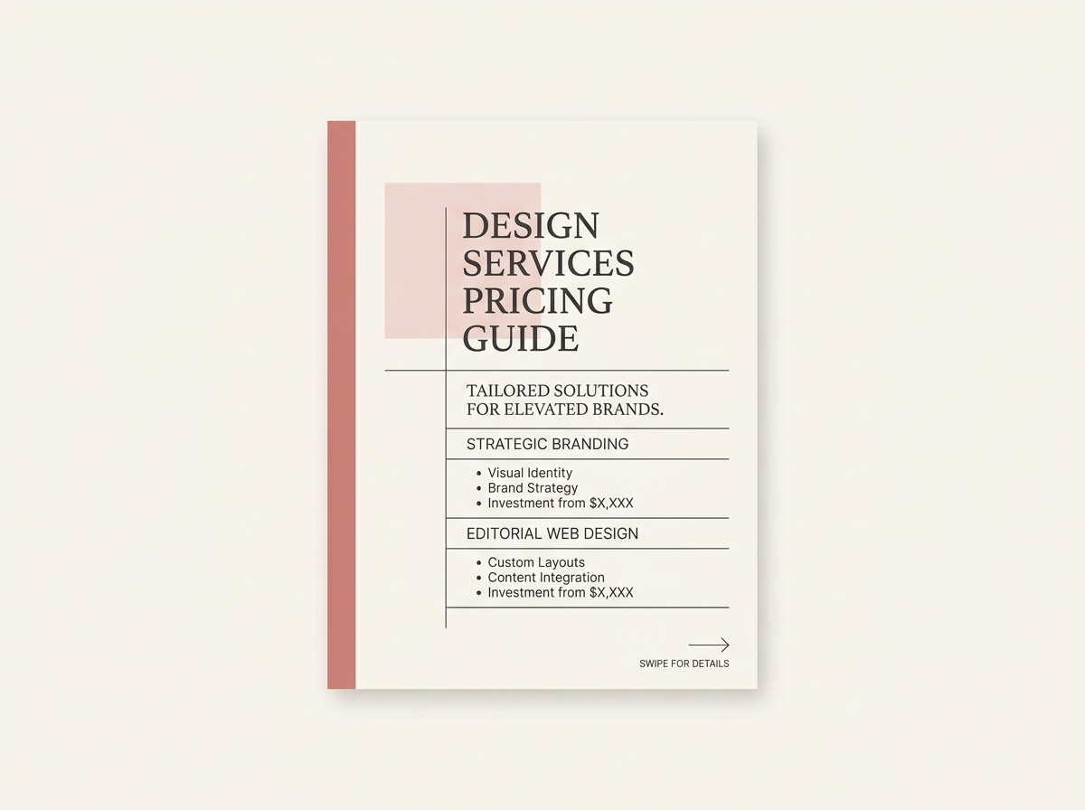 Pricing Guide for Design Services | دليل التسعير