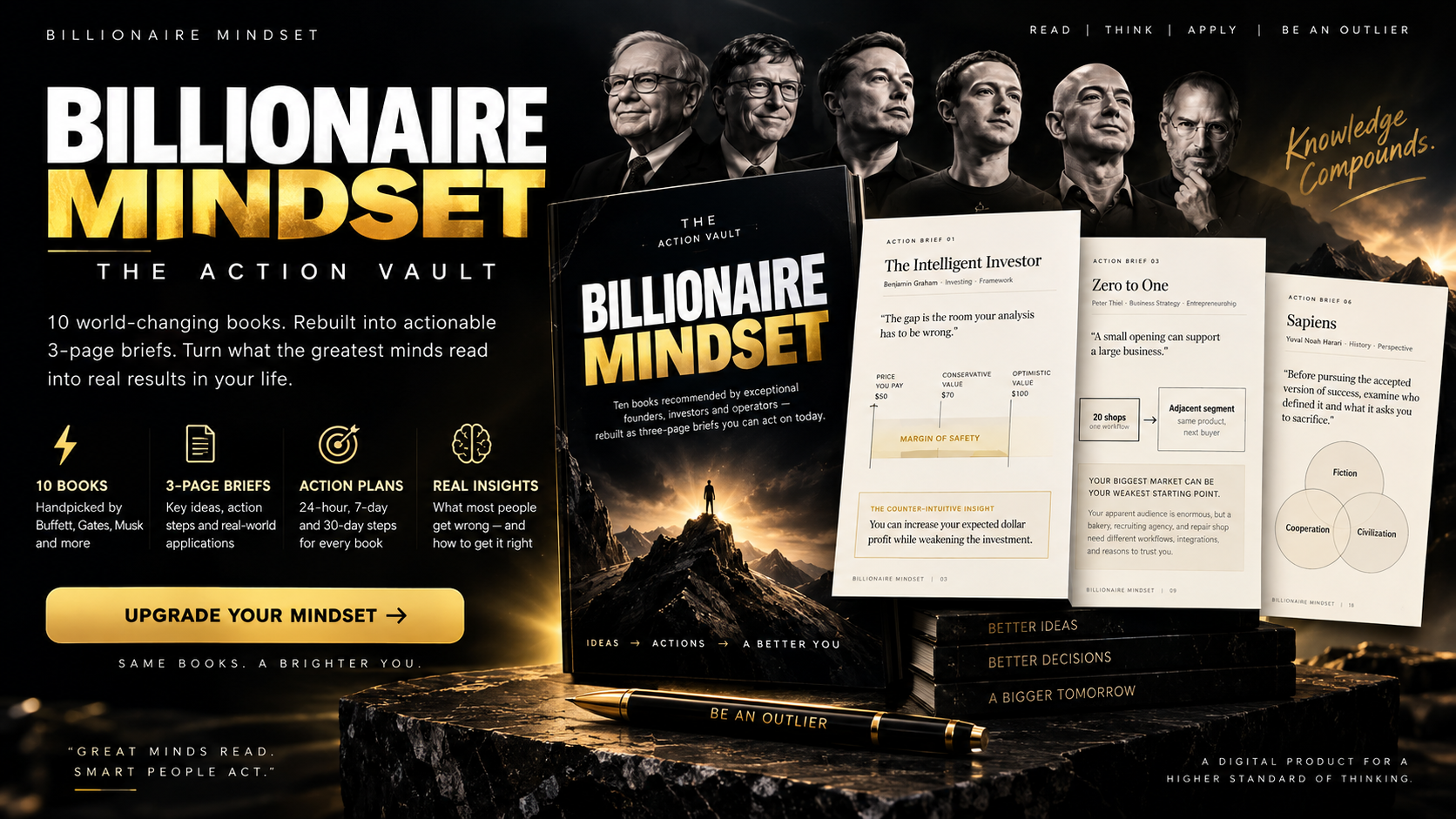 Billionaire Mindset — The Action Vault