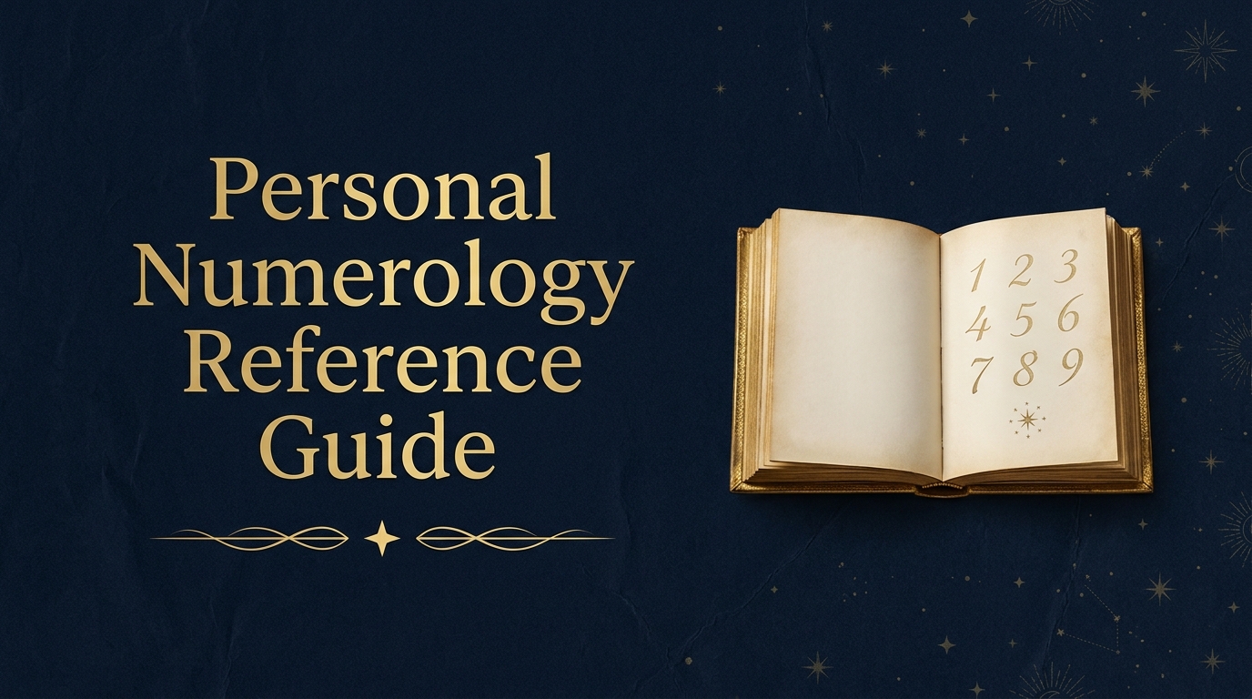 Personal Numerology Reference Guide