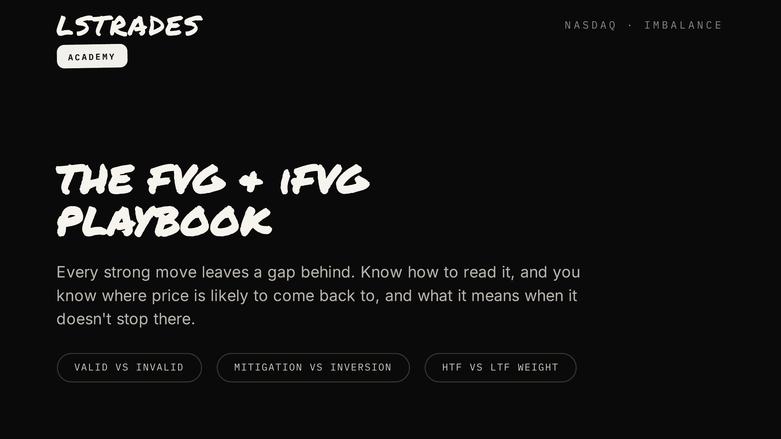 FVG & iFVG Playbook
