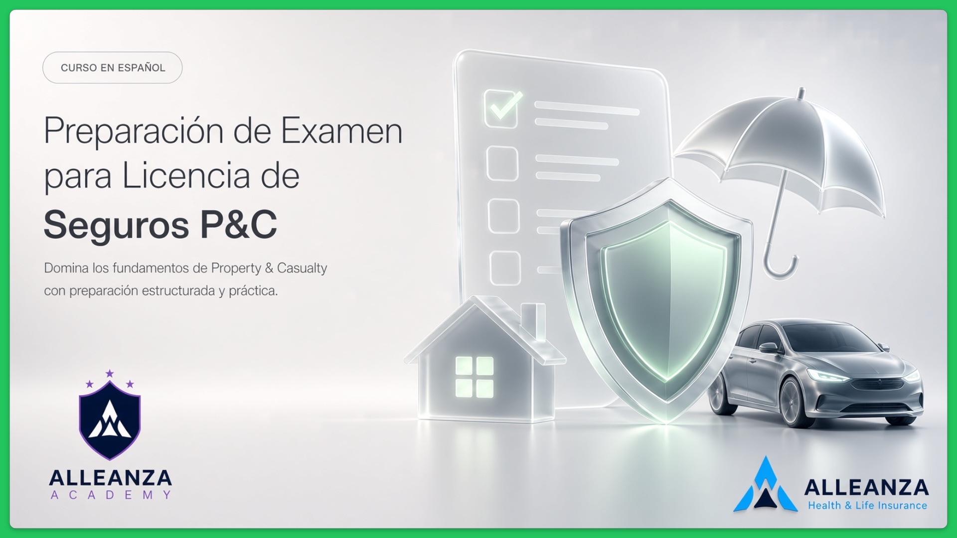 Preparacion de Examen para Licencia de Seguros P&C