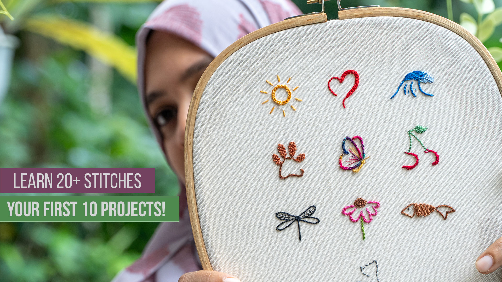Modern Embroidery Designs: 20+ Stitches