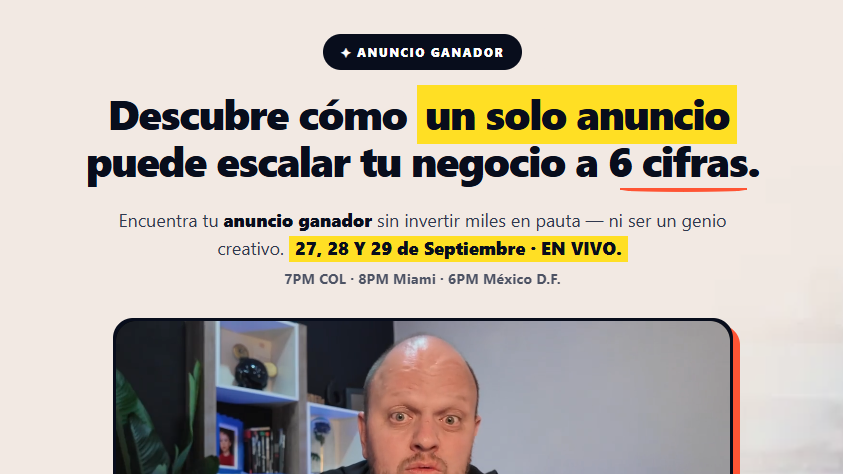 RETO del Anuncio Ganador Septiembre