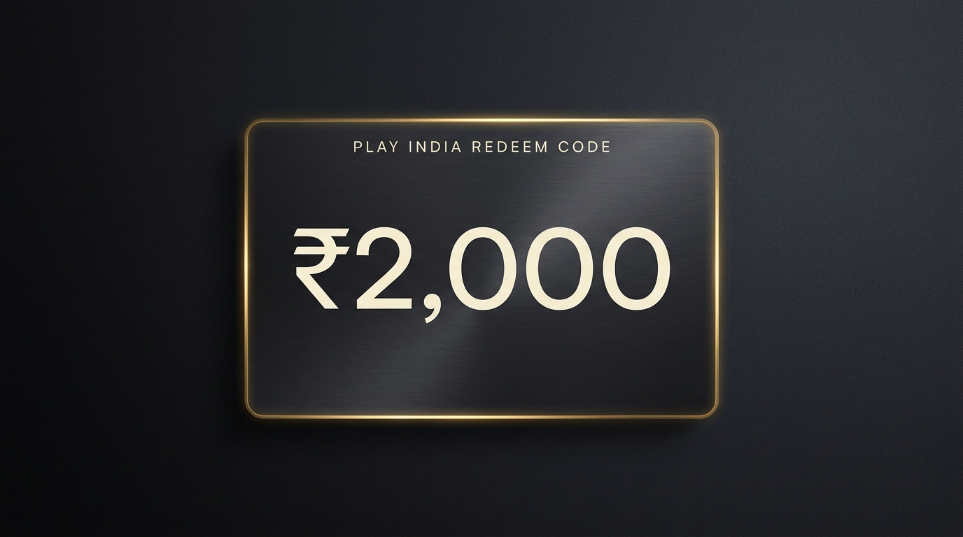 Play India ₹2,000 Redeem Code