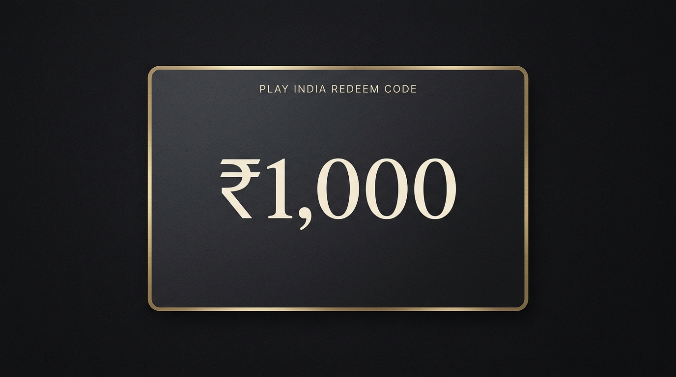 Play India ₹1,000 Redeem Code