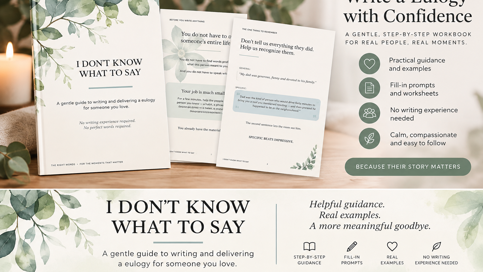 I Don't Know What to Say: Eulogy Guide