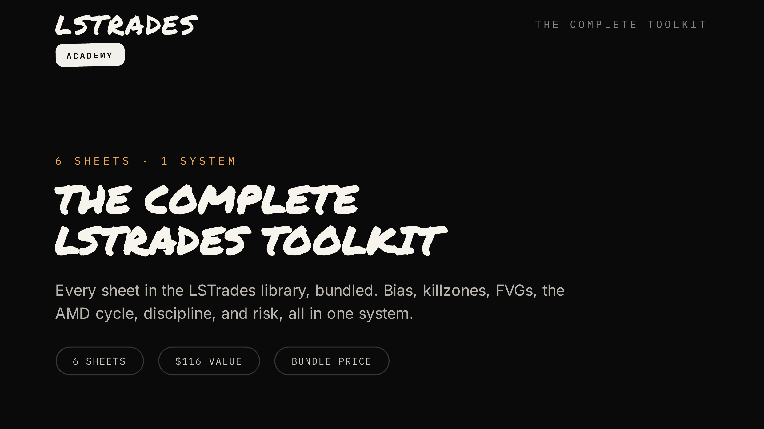 The Complete LSTrades Toolkit