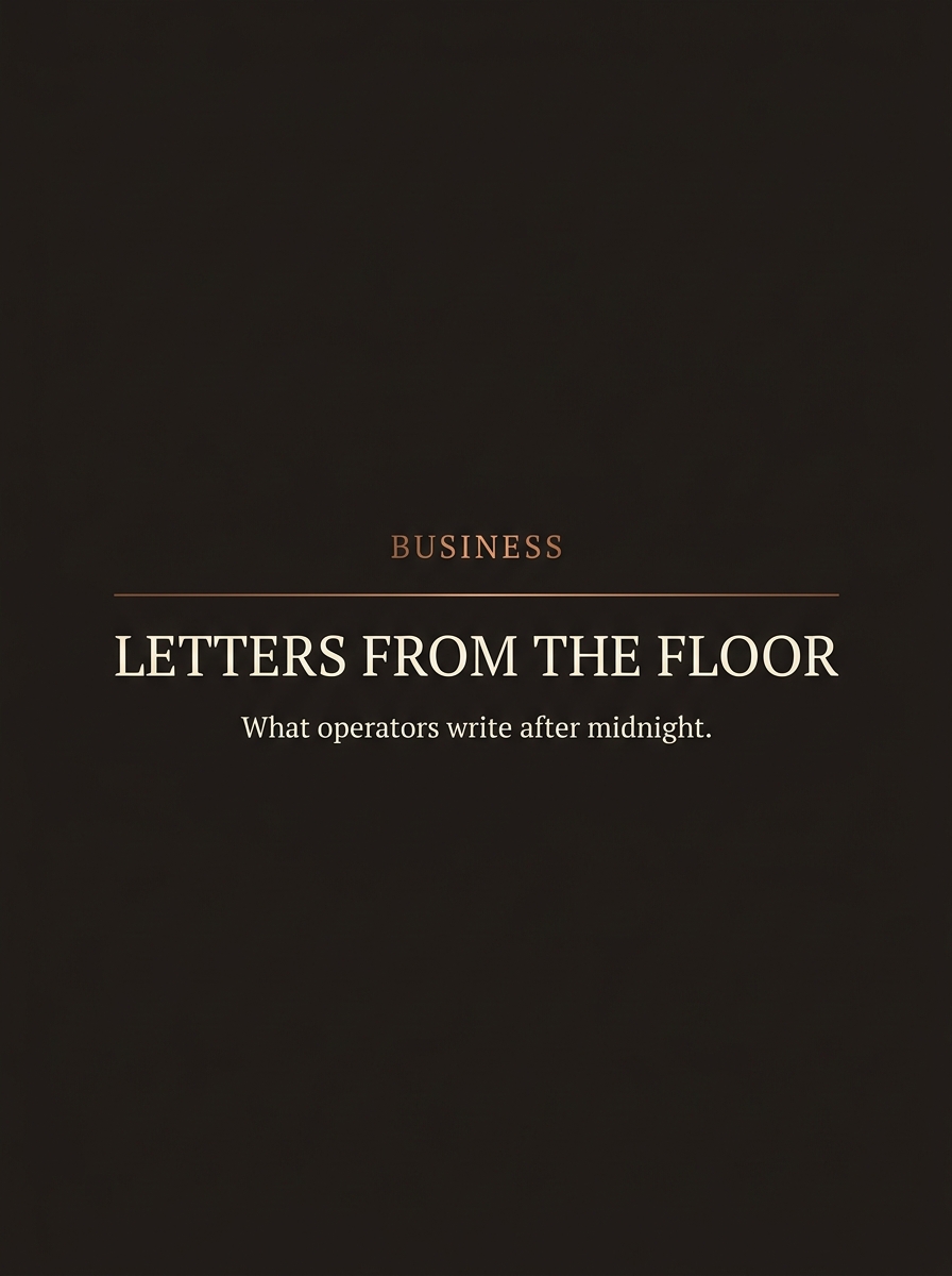 Letters from the Floor