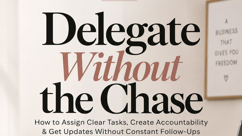 Delegate without the Chase