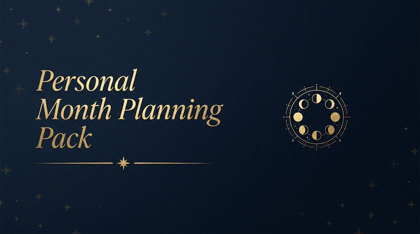 Personal Month Planning Pack