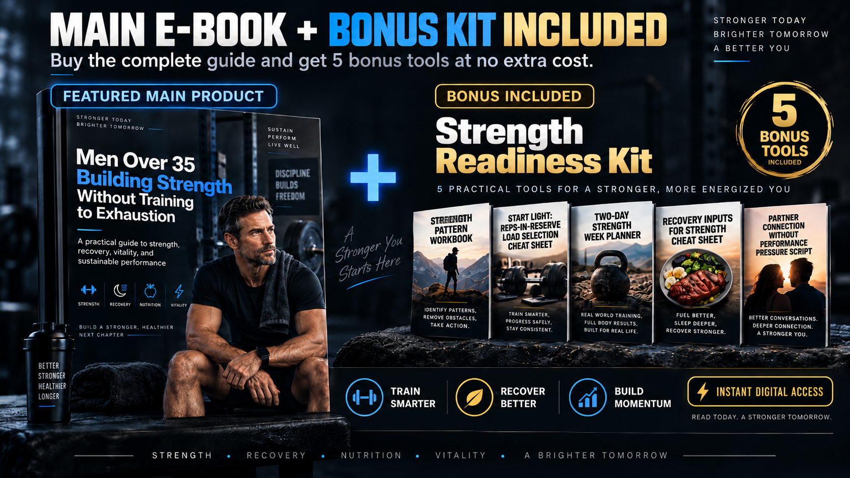 Men Over 35 Building Strength Without Training to Exhaustion