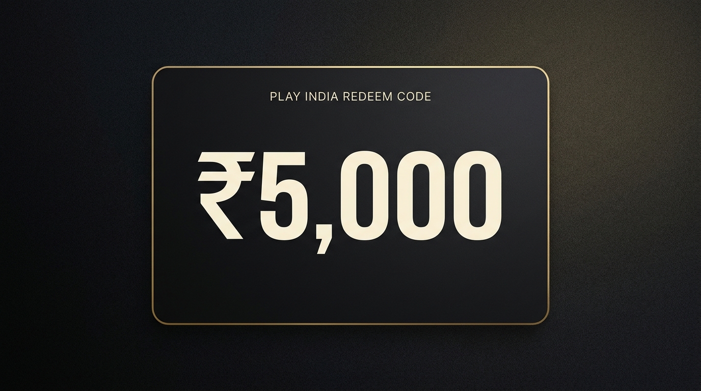 Play India ₹5,000 Redeem Code
