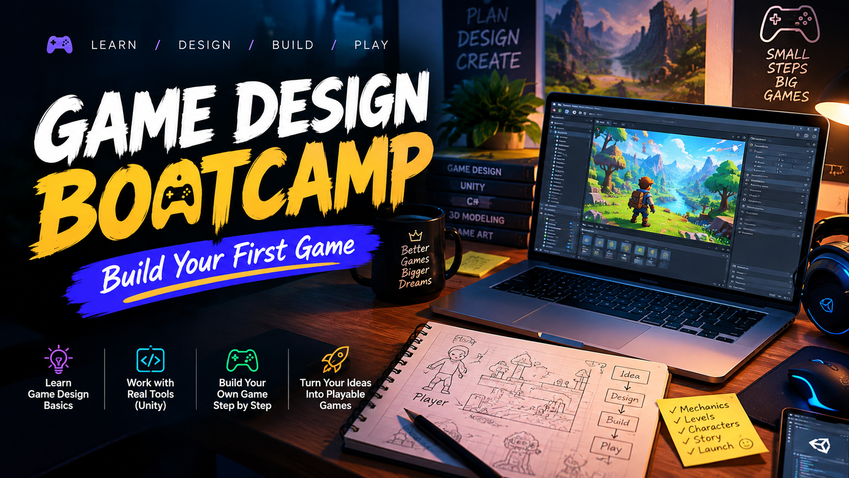 Game Design Bootcamp: Build Your First Game