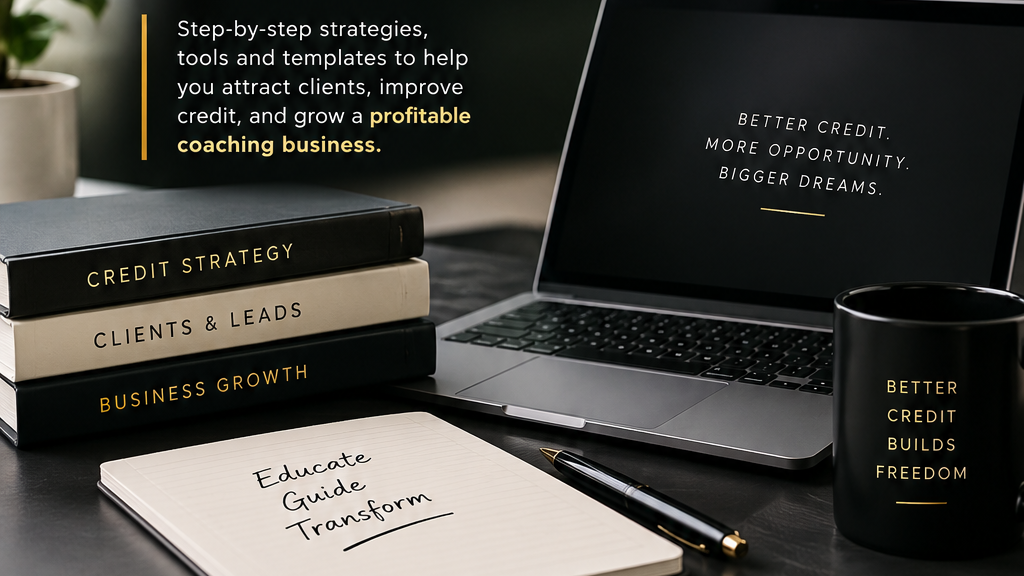 Certified & Confused No More: The New Credit Coach's Business Playbook