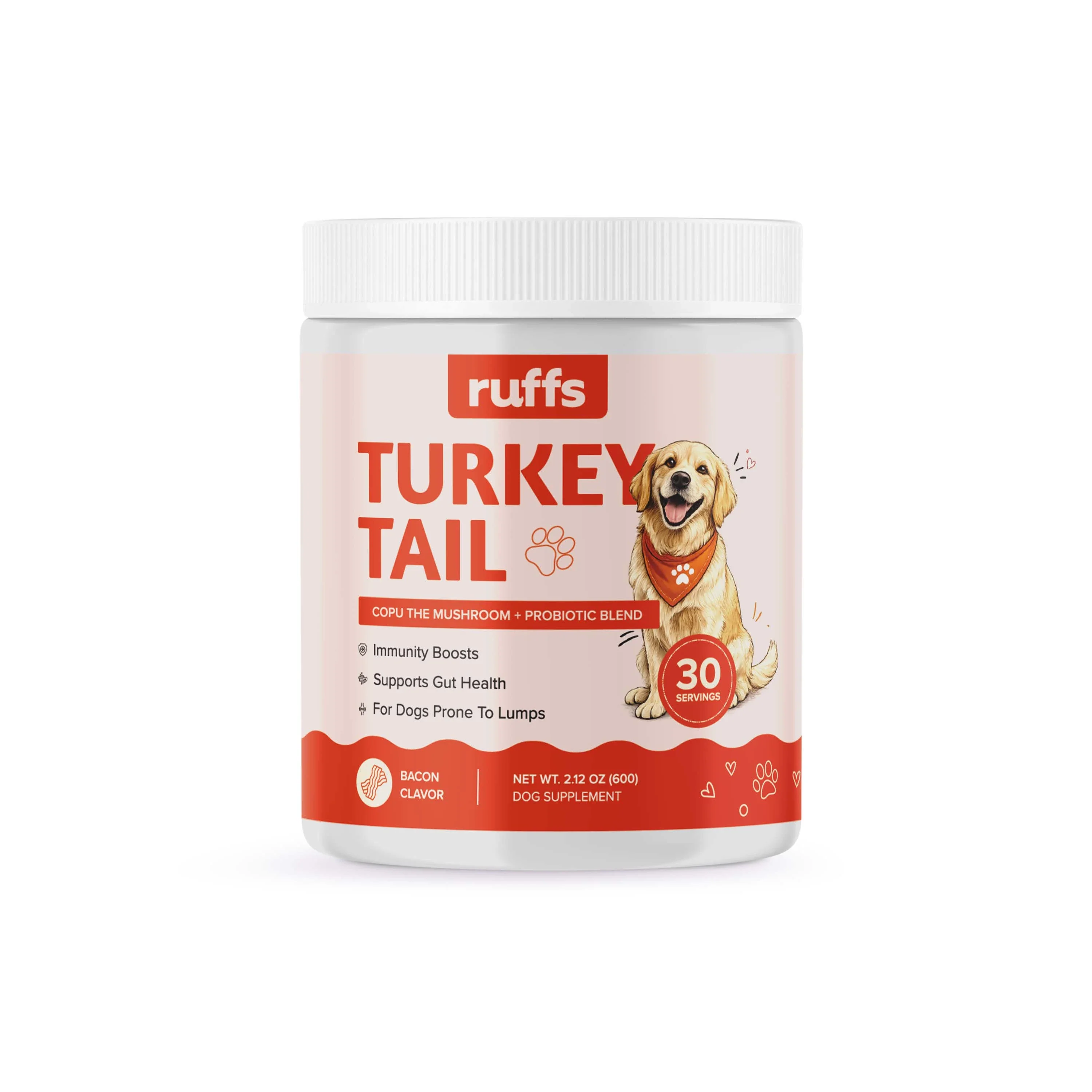 Ruffs™ Turkey Tail Probiotics 60g