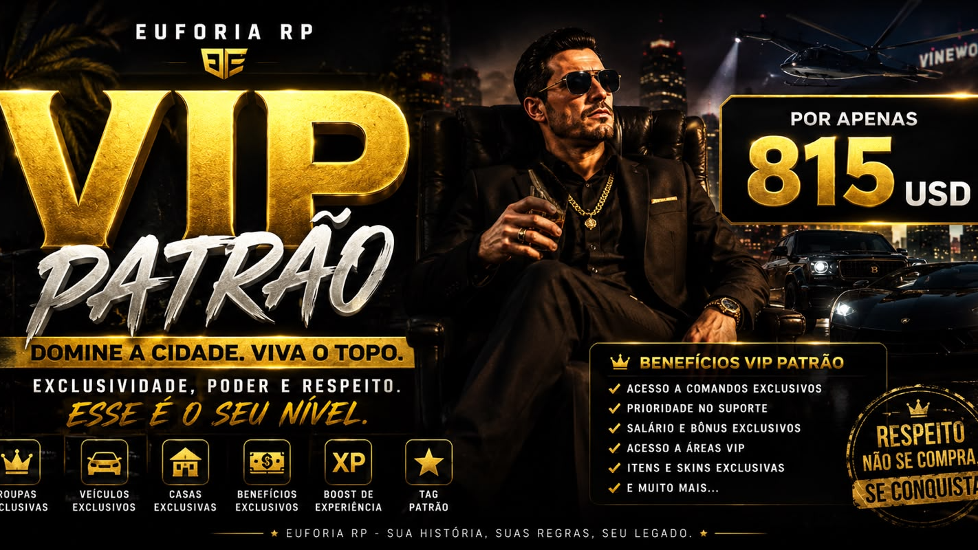 GTA RP VIP Patrão Euforia Access