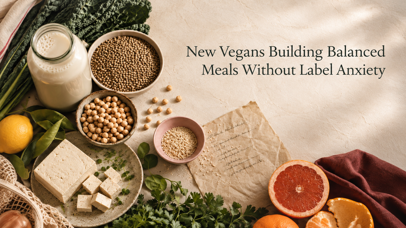 New Vegans Building Balanced Meals Without Label Anxiety