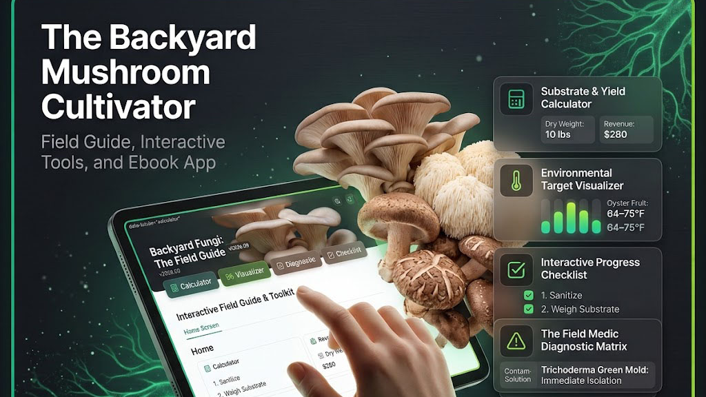 Backyard Mushroom Farming: FREE Interactive Field Guide