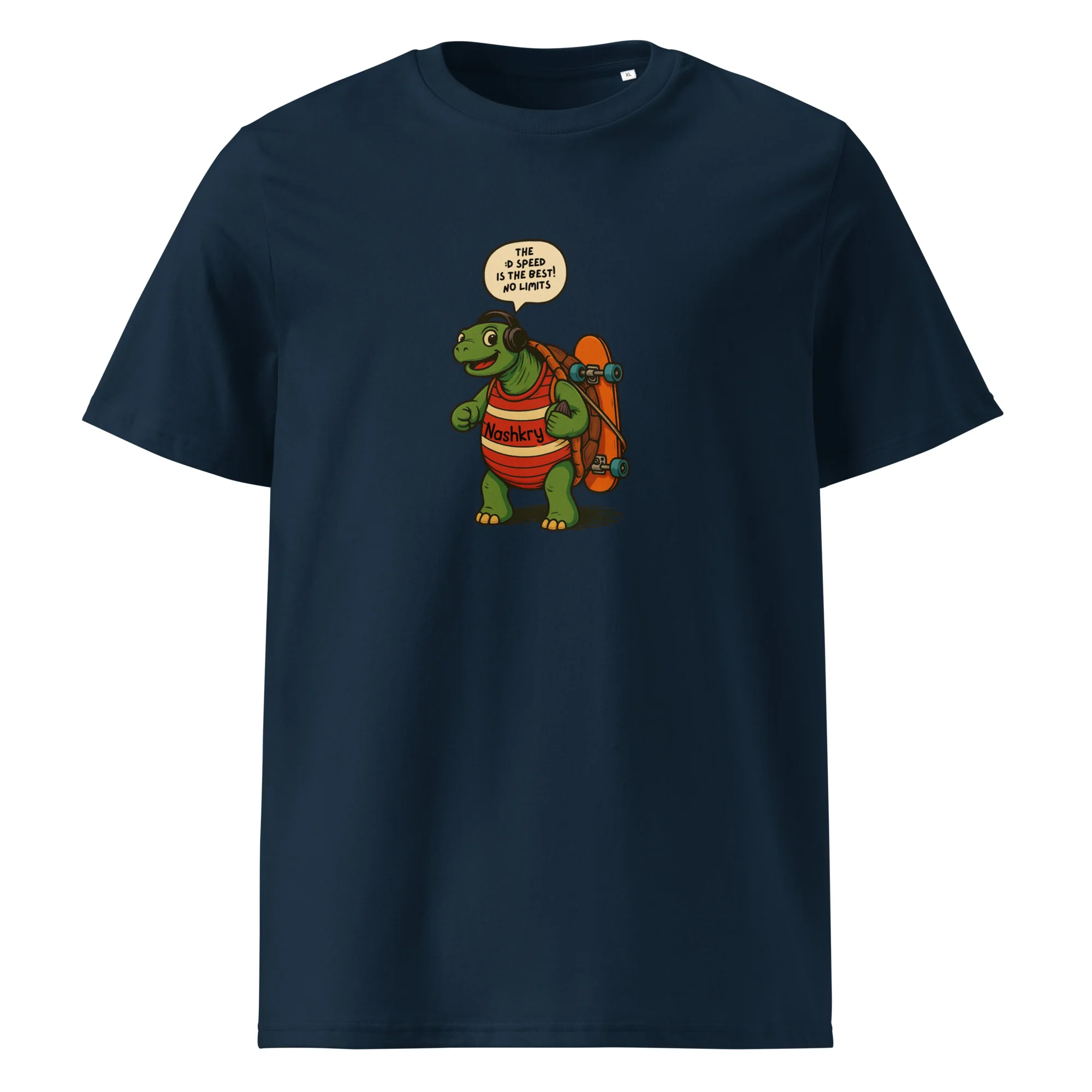 Nashkry "No Limits" Skater Turtle Tee