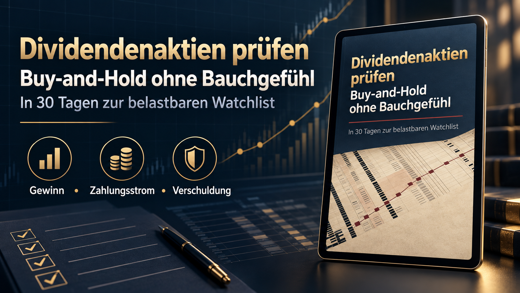 Dividendenaktien prüfen und Buy-and-Hold ohne Bauchgefühl