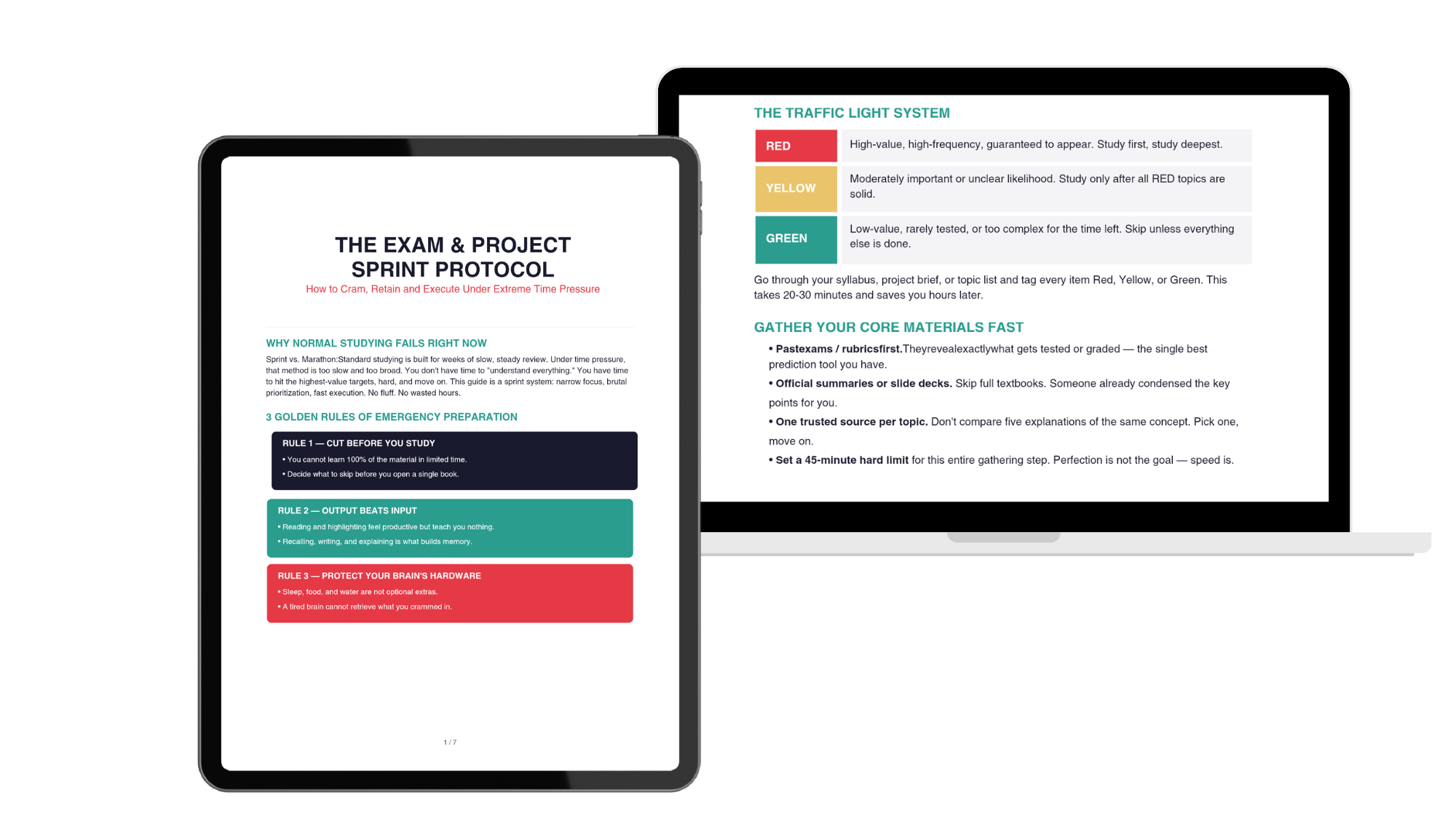 Exam & Project Sprint Protocol