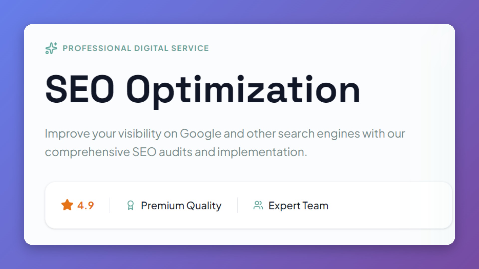 SEO Optimization