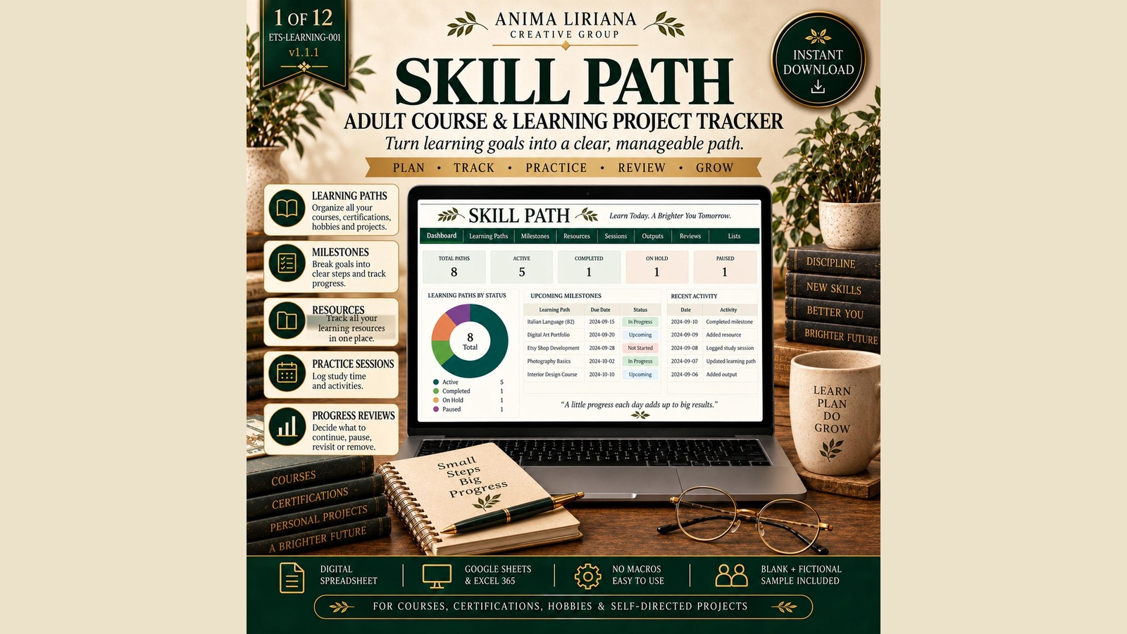 SKILLPATH — Learning Paths & Practice Tracker