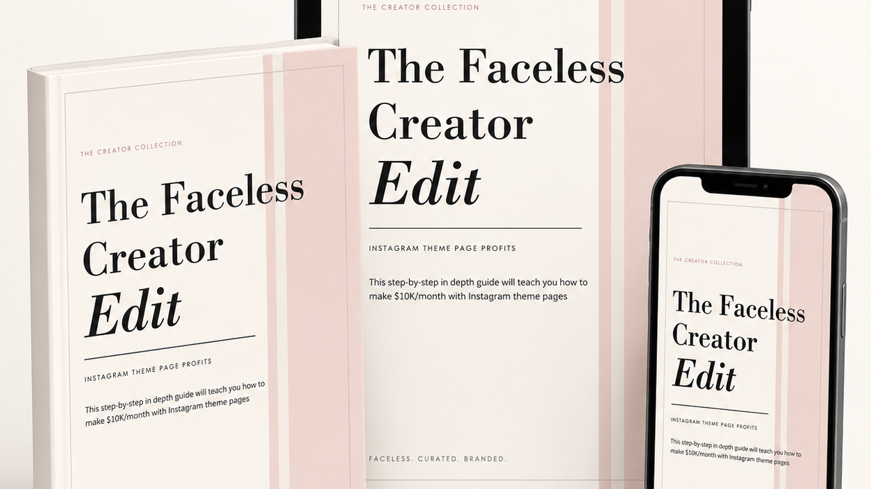 The Faceless Creator Edit