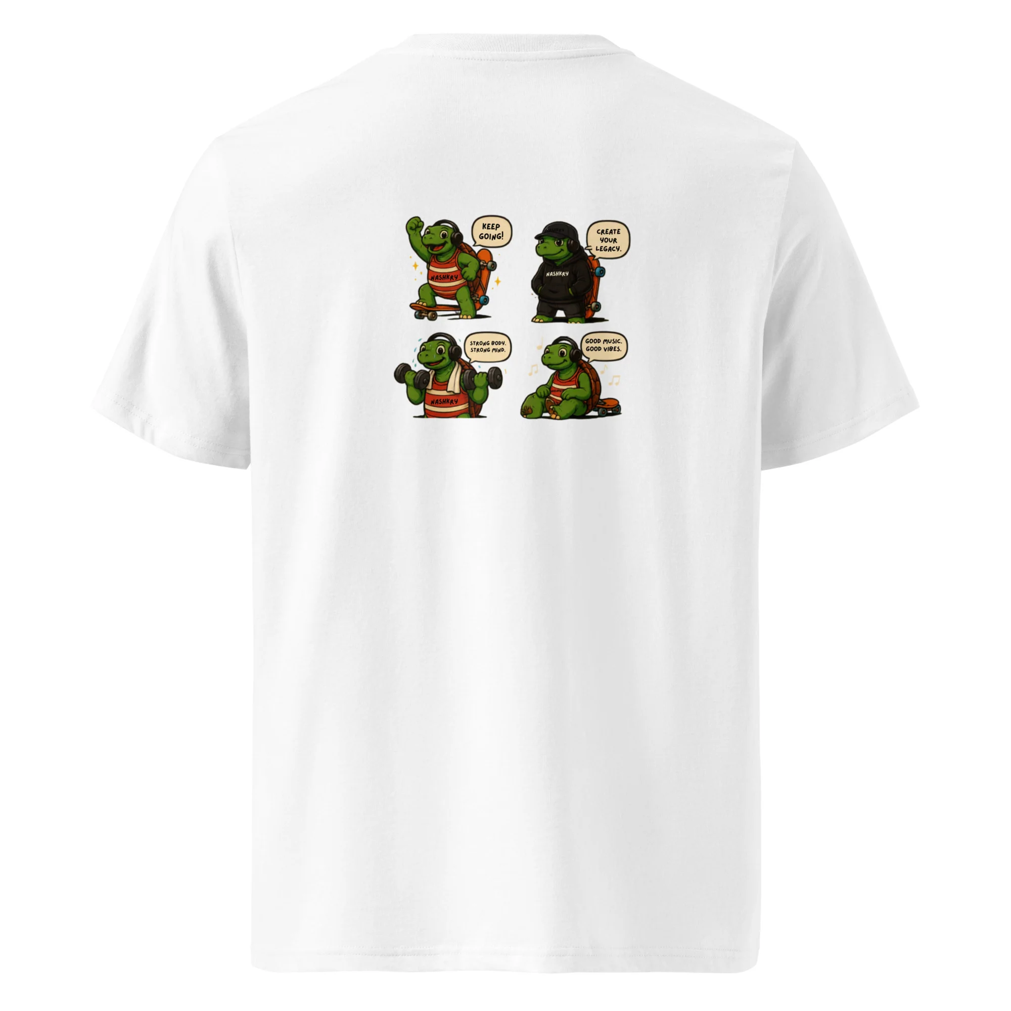 Nashkry "Keep Going" Turtle Mascot Tee