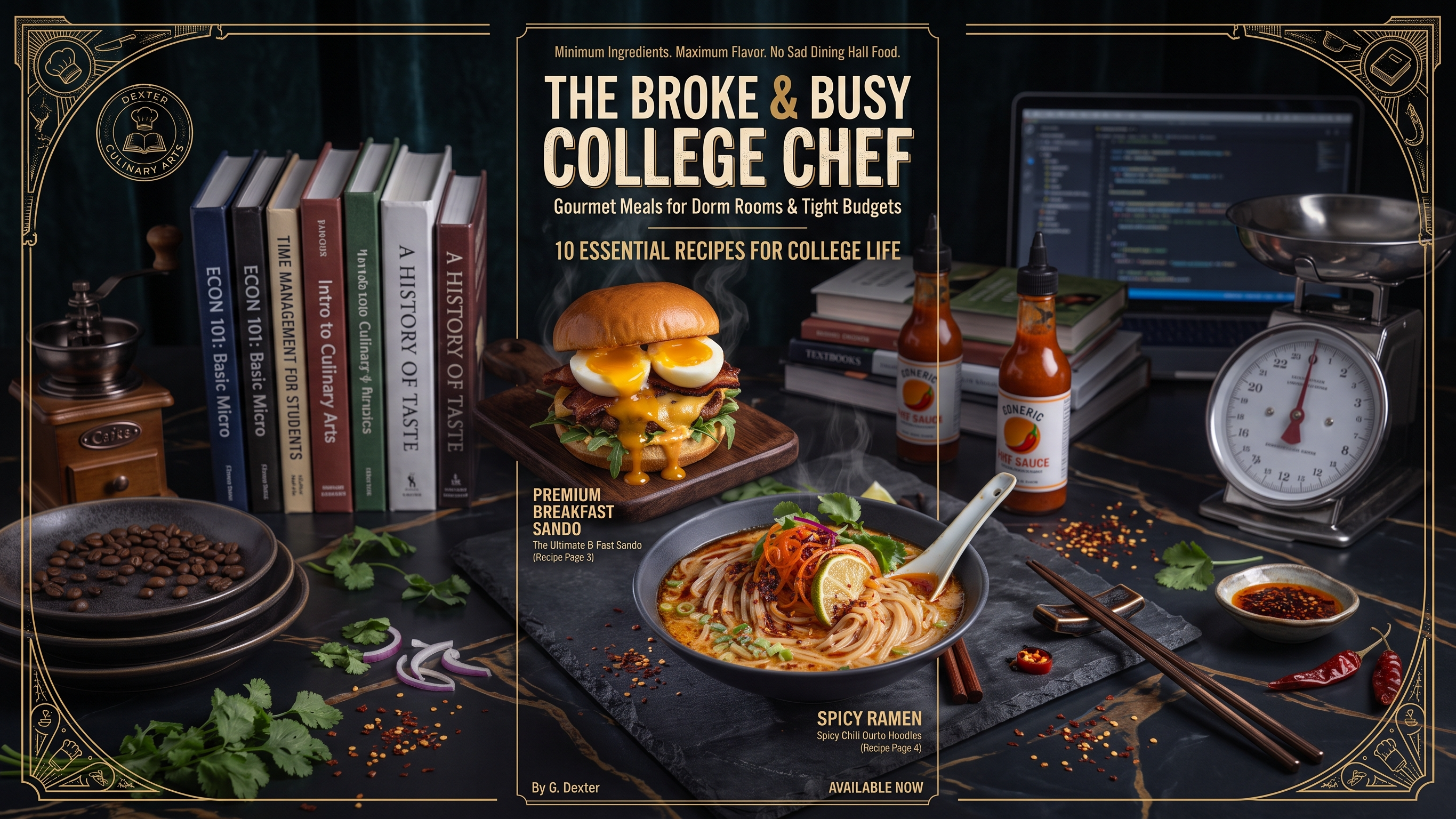 THE  BUSY COLLEGE CHEF BOOK !