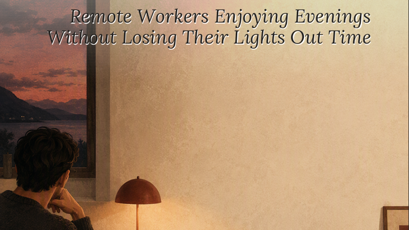 Remote Workers Enjoying Evenings Without Losing Their Lights Out Time