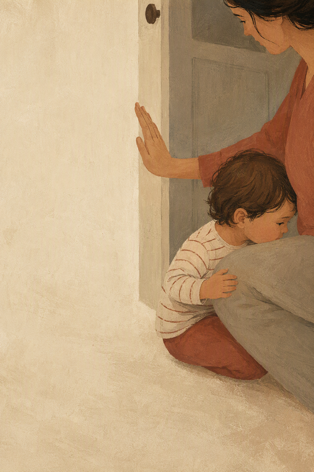 Parents Holding Calm Boundaries Through Toddler Tantrums Without Yelling
