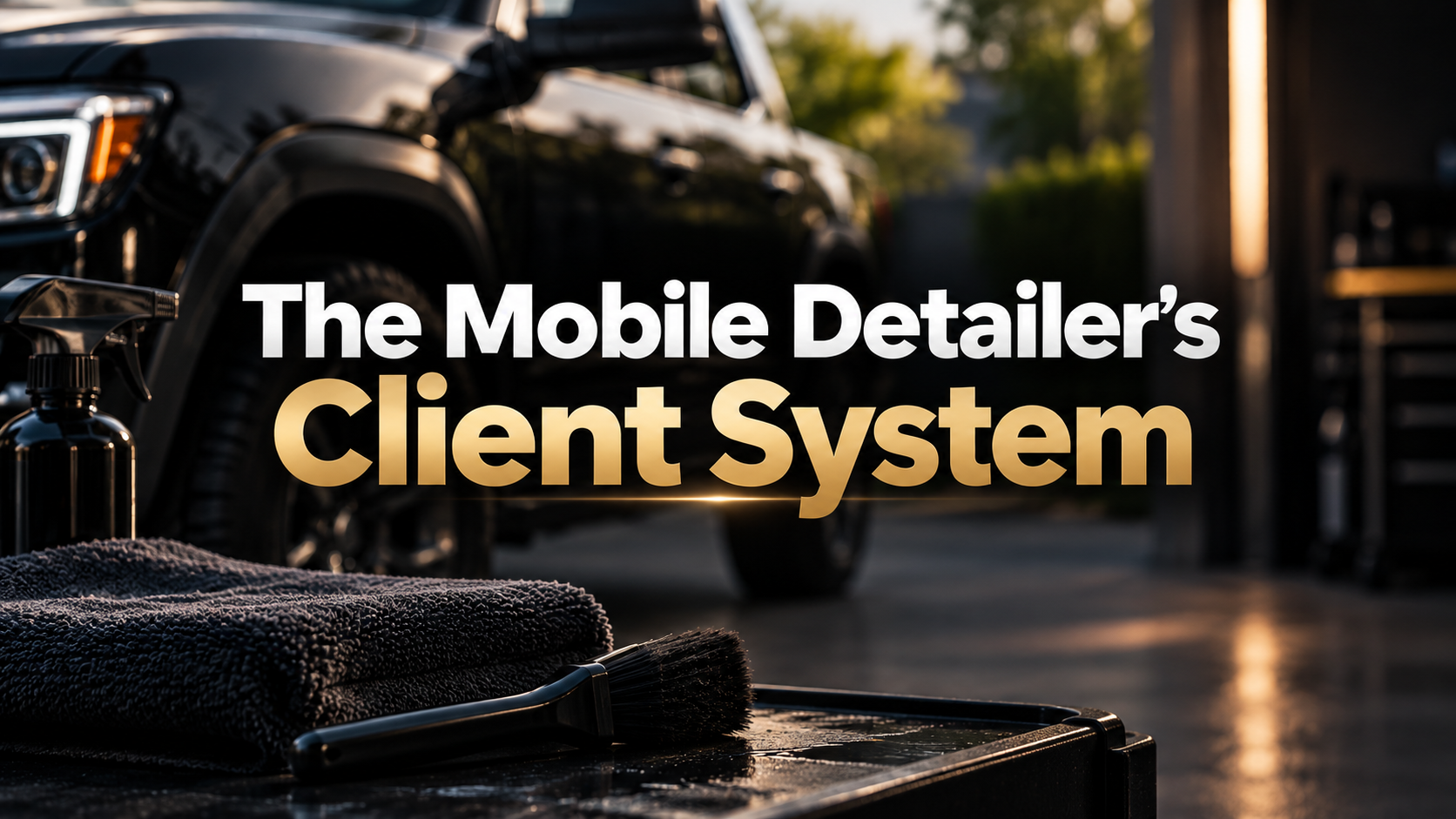 The Mobile Detailer's Client System