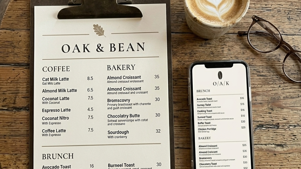 Menu Template