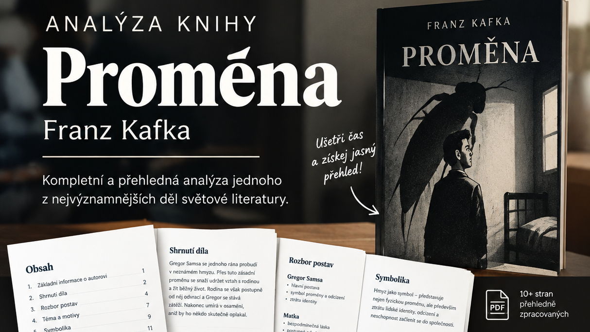 Analýza a Rozbor knihy Proměna