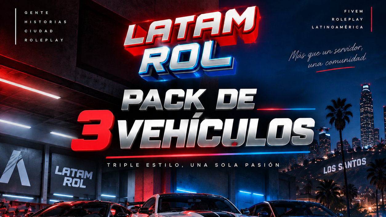 Pack 3 Vehículos Add-on