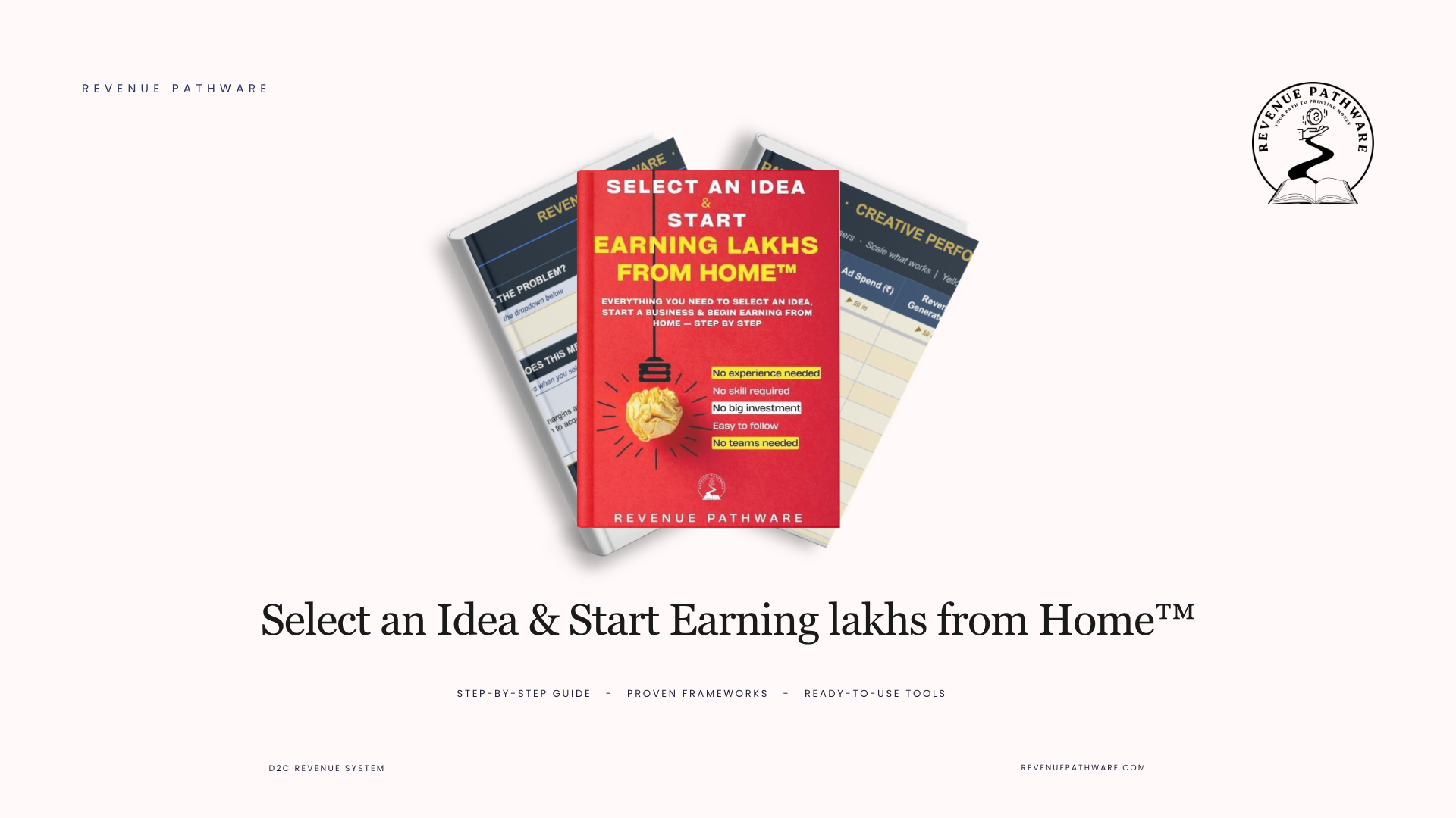 Select an Idea & Start Earning lakhs from Home™ | Step by Step Guide + Tools
