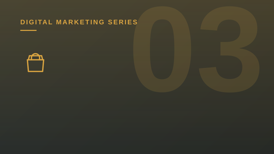 E-commerce : Intermediate — "Turn One Lucky Sale Into a Real Business"