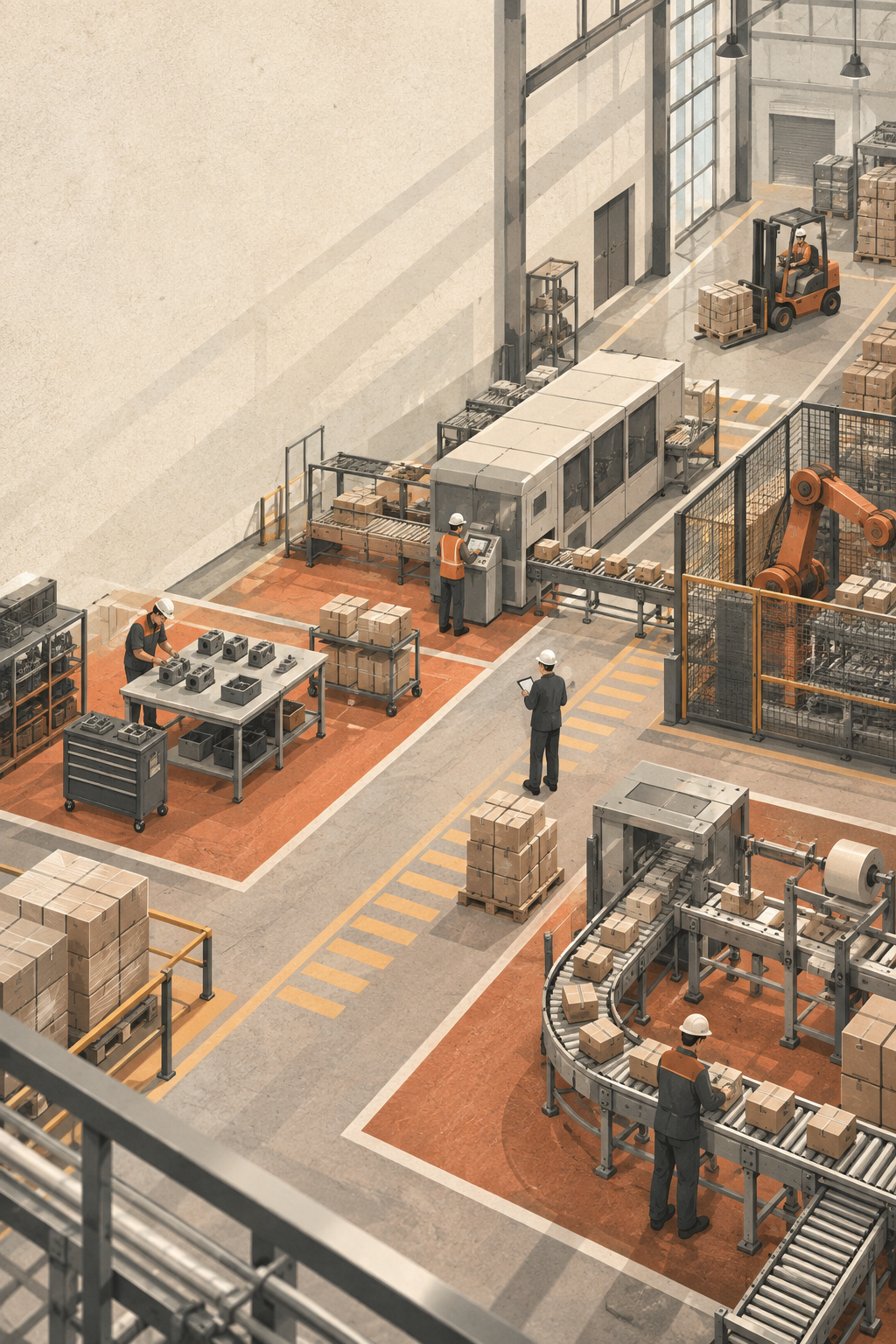 Plant Managers Finishing Five Lean Improvements Without Overloading Production