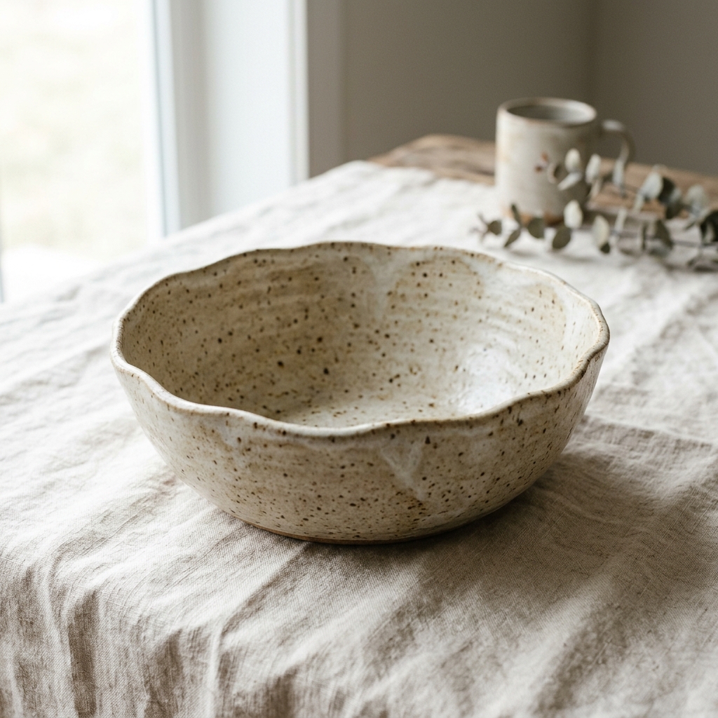 Speckled Serving Bowl