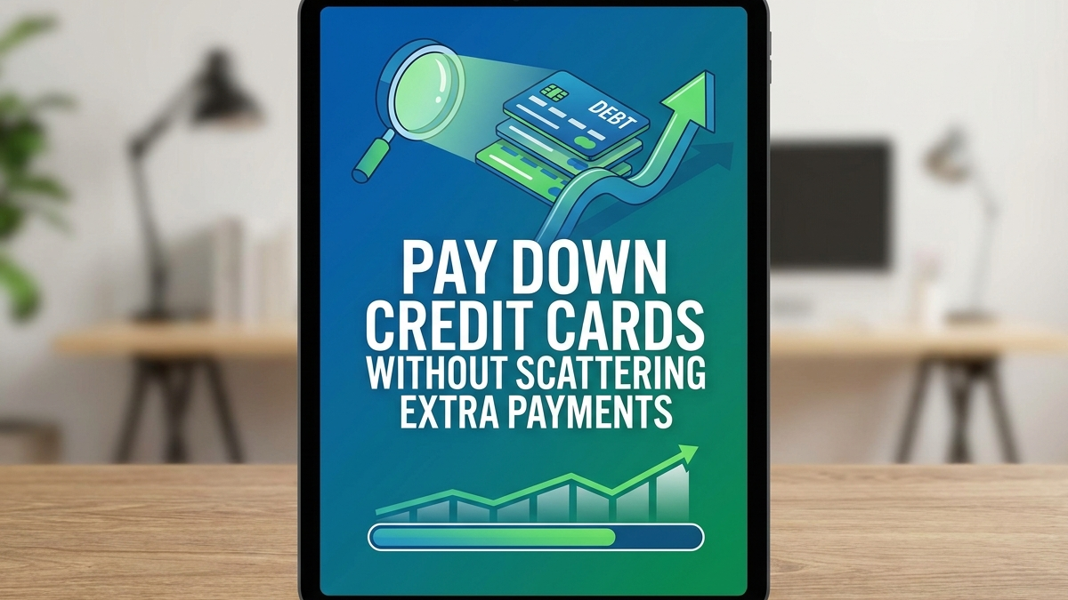 Pay Down Credit Cards Without Scattering Extra Payments